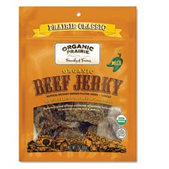 Organic Prairie Beef Jerky, Prairie Classic Mild, 2 oz Bag, 20 per Carton ORV01011008CT