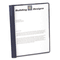 Oxford Clear Front Report Cover, Tang Clip, Letter, 1/2" Capacity, Dark Blue, 25/Box ESS55838