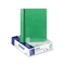 Oxford Clear Front Report Cover, Tang Clip, Letter, 1/2" Capacity, Green, 25/Box ESS55807