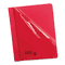 Oxford Clear Front Report Cover, Tang Clip, Letter, 1/2" Capacity, Red, 25/Box ESS55811
