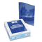 Oxford Coated Paper Cover, Tang Clip, Letter, 1/2" Capacity, Clear/Blue, 25/Box ESS58801
