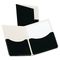 Oxford Double Stuff Gusseted 2-Pocket Laminated Paper Folder, 200-Sheet Capacity, Black ESS54406