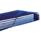 Oxford Eight-Pocket Organizer with Elastic Closure, 11 x 8-1/2, Navy Blue ESS99556
