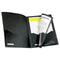 Oxford Five-Pocket Folder, 3 Panels, Title Pocket, 400-Sheet Capacity, Black/Charcoal ESS99836