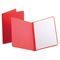 Oxford Paper Report Cover, Tang Clip, Letter, 1/2" Capacity, Red, 25/Box ESS52511