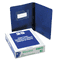 Oxford Paper Report Cover, Tang Clip, Letter, 1/2" Capacity, Royal Blue, 25/Box ESS58602