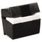 Oxford Plastic Index Card Flip Top File Box Holds 400 4 x 6 Cards, Matte Black ESS01461