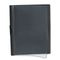 Oxford Polypropylene No-Punch Report Cover, Letter, Holds 30 Pages, Clear/Black ESS52006