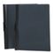 Oxford Polypropylene No-Punch Report Cover, Letter, Holds 50 Pages, Clear/Black ESS52106