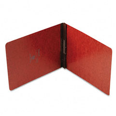 Oxford Pressboard Report Cover, Prong Clip, Letter, 2" Capacity, Red ESS71334