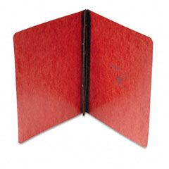 Oxford Pressboard Report Cover, Prong Clip, Letter, 3" Capacity, Red ESS12934