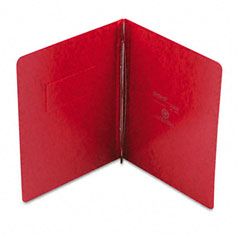 Oxford PressGuard Coated Cover, Prong Clip, Letter, 3" Capacity, Executive Red ESS12711
