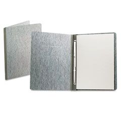 Oxford PressGuard Coated Cover, Prong Clip, Letter, 3" Capacity, Gray ESS12705