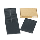 Oxford Shop Ticket Holders, Clear Front/Leatherette Back, 9 x 12, 25/Box ESS64109
