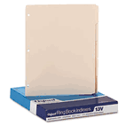 Oxford Three-Hole Punched Index for Binder, 1/5 Cut, 5-Tab, Manila, 100/Box ESS13V
