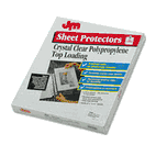 Oxford Top-Load Poly/Vinyl Sheet Protectors, Standard Gauge, Letter, CLR 150/Box ESS04150