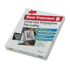 Oxford Top-Load Poly/Vinyl Sheet Protectors, Standard Gauge, Ltr, Clear, 100/Box ESS04100
