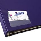 Oxford Top Load Self-Adhesive Business Card Holder, Top Load, 3-1/2 x 2, Clear, 10/Pack ESS41035