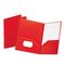 Oxford Twin-Pocket Polypropylene Portfolio, Red ESS57411