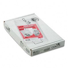 Oxford Utili-Jacs Heavy-Duty Clear Vinyl Envelopes, 4 x 9, 50/Box ESS65049