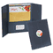 Oxford YourStyle Custom Gate Folio Presentation Folder, Letter Size, Black, 4/Pack ESS50690