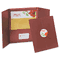Oxford YourStyle Custom Gate Folio Presentation Folder, Letter Size, Burgundy, 4/Pack ESS50691
