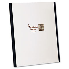 Oxford YourStyle Custom Tri-Folio Presentation Folder, Letter Size, Black/White, 4/Pack ESS50676