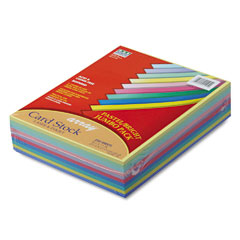 Pacon Array Card Stock, 65 lbs., Letter, Assorted Colors, 250 Sheets/Pack PAC101195