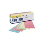 Pacon Blank Flash Card Dispenser Boxes, 9w x 3h, Assorted, 250/Pack PAC74150