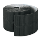 Pacon Bordette Decorative Border, 2 1/4" x 50' Roll, Black PAC37306