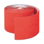 Pacon Bordette Decorative Border, 2 1/4" x 50' Roll, Flame Red PAC37036