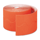 Pacon Bordette Decorative Border, 2 1/4" x 50' Roll, Orange PAC37106