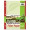 Pacon Ecology Filler Paper, 16-lb., 8 x 10-1/2, Wide Ruled, White, 150 Sheets/Pack PAC3203