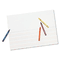 Pacon Multi-Program Picture Story Paper, 5/8" Long Rule, 12 x 9, White, 500 Sheets/Pk PAC2423