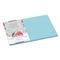 Pacon Peacock Sulphite Construction Paper, 76 lbs., 12 x 18, Turquoise, 50 Sheets/Pack PACP7712