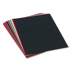 Pacon Peacock Sulphite Construction Paper, 76 lbs., 18 x 24, Assorted, 50 Sheets/Pack PACP6518