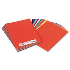 Pacon Peacock Sulphite Construction Paper, 76 lbs., 9 x 12, Assorted, 50 Sheets/Pack PACP6509