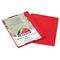 Pacon Peacock Sulphite Construction Paper, 76 lbs, 9 x 12, Holiday Red, 50 Sheets/Pack PACP9909