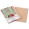 Pacon Peacock Sulphite Construction Paper, 76 lbs, 9 x 12, Light Brown, 50 Sheets/Pack PACP6909