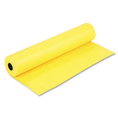 Pacon Rainbow Duo-Finish Colored Kraft Paper, 35 lbs., 36" x 1000 ft, Canary Yellow PAC63080