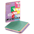 Pacon Reminiscence Card Stock, 65 lbs, Letter, Assorted Bright Pearl Colors, 50/Pack PAC109131
