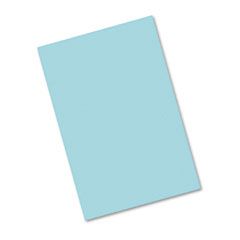 Pacon Riverside Construction Paper, 76 lbs., 12 x 18, Blue-Green, 50 Sheets/Pack PAC103626