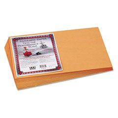 Pacon Riverside Construction Paper, 76 lbs., 12 x 18, Butterscotch, 50 Sheets/Pack PAC103644