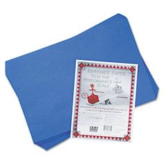 Pacon Riverside Construction Paper, 76 lbs., 12 x 18, Dark Blue, 50 Sheets/Pack PAC103625