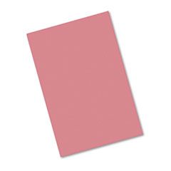 Pacon Riverside Construction Paper, 76 lbs., 12 x 18, Raspberry, 50 Sheets/Pack PAC103581