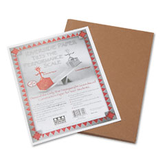 Pacon Riverside Construction Paper, 76 lbs., 9 x 12, Brown, 50 Sheets/Pack PAC103605