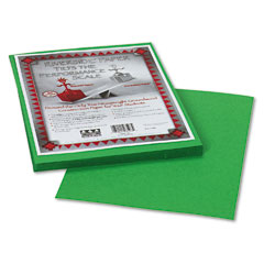 Pacon Riverside Construction Paper, 76 lbs., 9 x 12, Green, 50 Sheets/Pack PAC103596