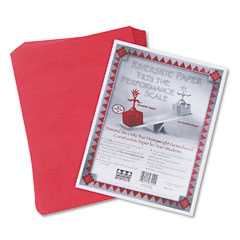Pacon Riverside Construction Paper, 76 lbs., 9 x 12, Holiday Red, 50 Sheets/Pack PAC103442