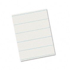 Pacon Ruled Newsprint Paper, 30 lbs., 8-1/2 x 11, White, 500 Sheets/Pack PAC2603