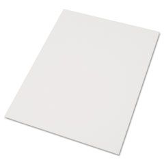 Pacon Six-Ply Poster Board, 28 x 22, White, 100/Carton PAC5461